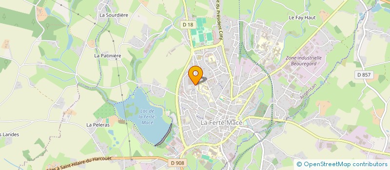 localisation de l'entreprise PERIGNY GRANDE RUE à LA FERTE MACE