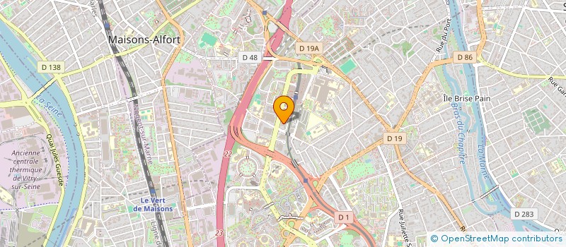 localisation de l'entreprise PERIGONE  CRETEIL