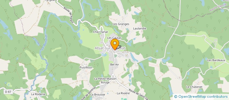 localisation de l'entreprise PERIGOR'OSE  ABJAT-SUR-BANDIAT