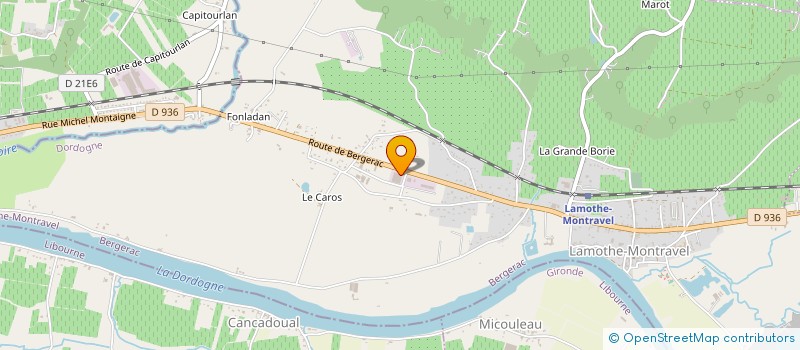 localisation de l'entreprise PERIGORD ALU  PORT-SAINTE-FOY-ET-PONCHAPT