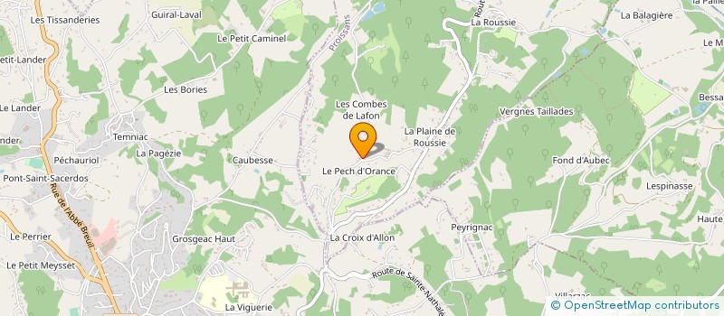 localisation de l'entreprise PERIGORD CONCEPT  PROISSANS