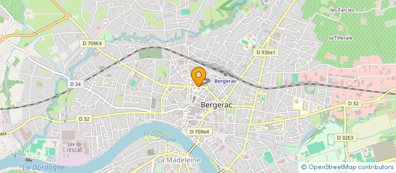 localisation de l'entreprise PERIGORD DECOUPE à BERGERAC