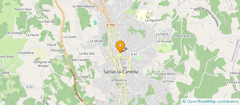 localisation de l'entreprise PERIGORD INSOLITE  SARLAT-LA-CANEDA