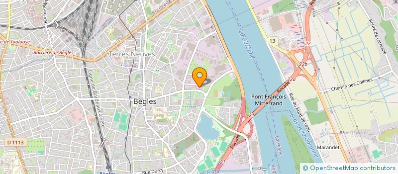 localisation de l'entreprise PERIGORD INVESTISSEMENTS à BEGLES