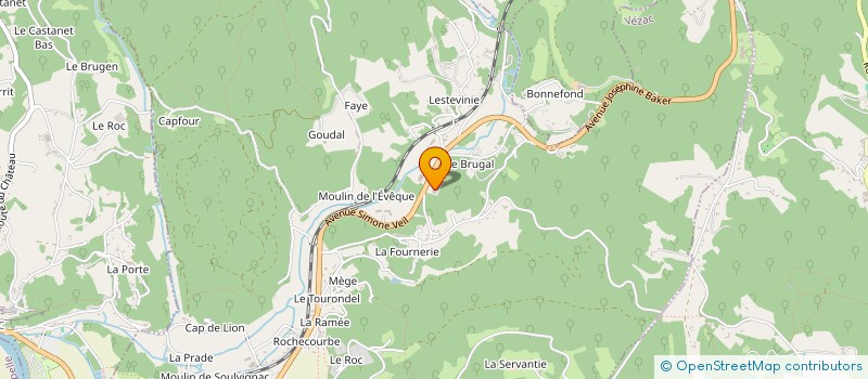 localisation de l'entreprise PERIGORD NOIR PAYSAGE  VEZAC