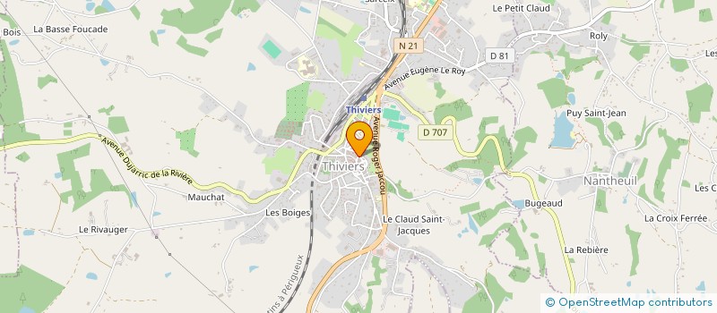 localisation de l'entreprise PERIGORD RESIDENCES  THIVIERS