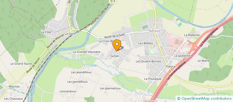 localisation de l'entreprise PERIGORD SELECTION à NEUVIC