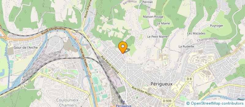 localisation de l'entreprise PERIGORD SERVICES HOLDING  PERIGUEUX