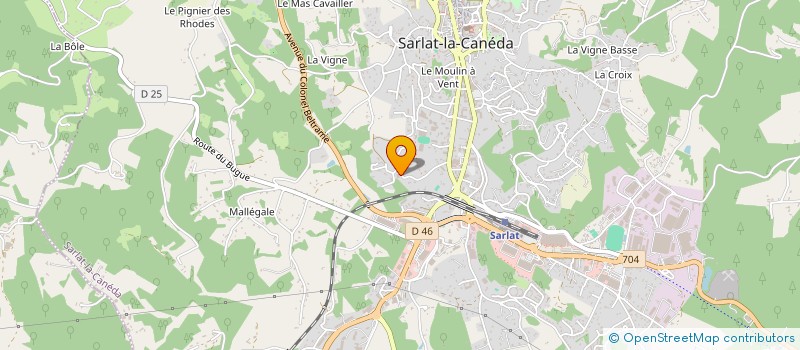 localisation de l'entreprise PERIGORD TRAVAUX PUBLICS - EGIRE  SAINT-CYPRIEN