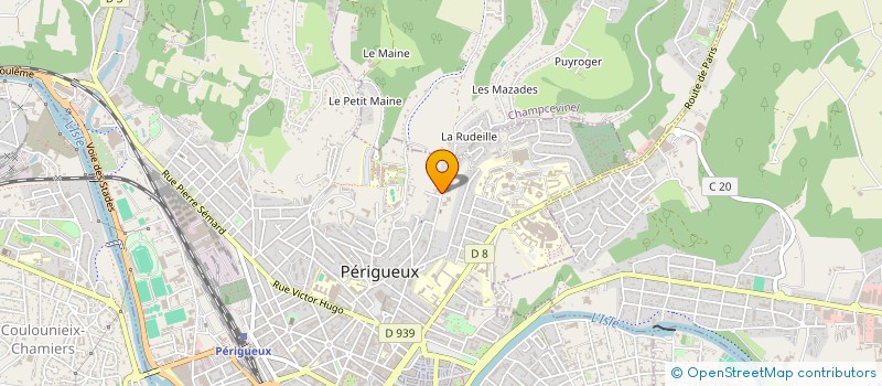 localisation de l'entreprise PERIGOURDINE ACTION RECHERCHE EXCLUSION à PERIGUEUX