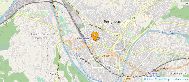 localisation de l'entreprise PERIGUEUX ROLLER HOCKEY  PERIGUEUX
