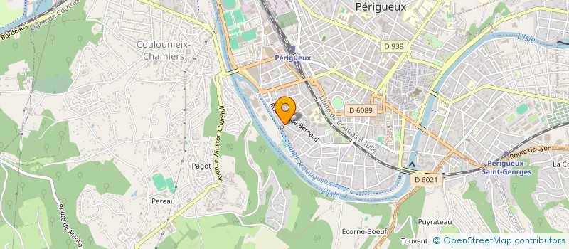 localisation de l'entreprise PERILAGE  PERIGUEUX