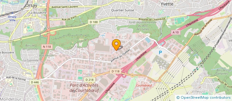 localisation de l'entreprise PERIMETRE à VILLEBON-SUR-YVETTE