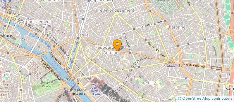 localisation de l'entreprise PERIMETRE  PARIS