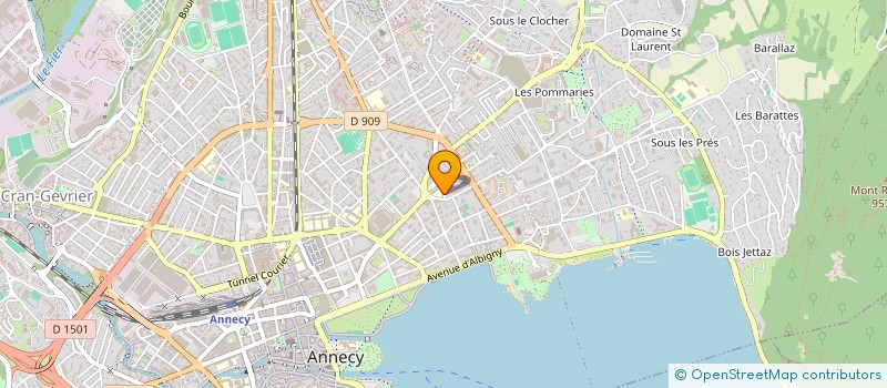 localisation de l'entreprise PERIMETRE à ANNECY