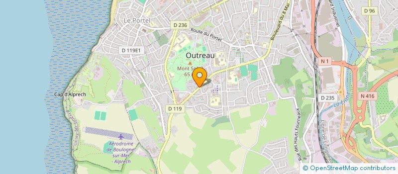 localisation de l'entreprise PERIMMO  OUTREAU