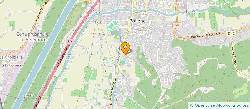 localisation de l'entreprise PERIMMO  BOLLENE