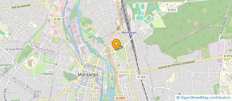 localisation de l'entreprise PERIMUSE à MONTARGIS