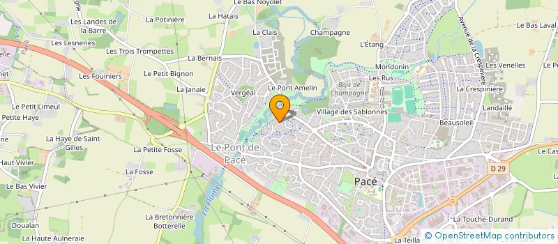 localisation de l'entreprise PERIN-BRUSSELLE  PACE
