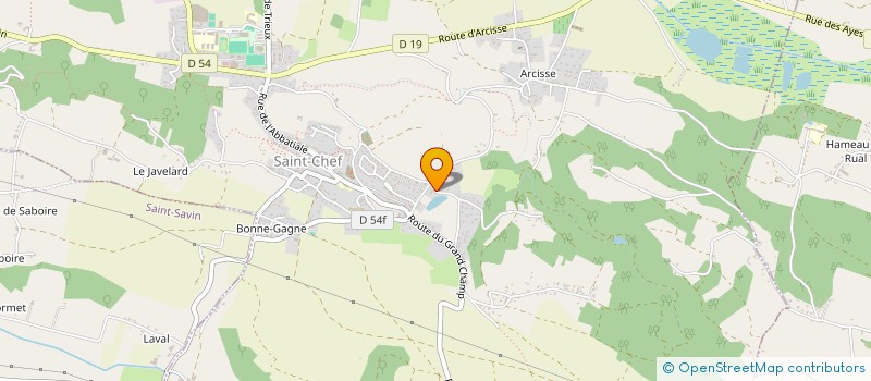 localisation de l'entreprise PERIN CONSULTING  SAINT-CHEF