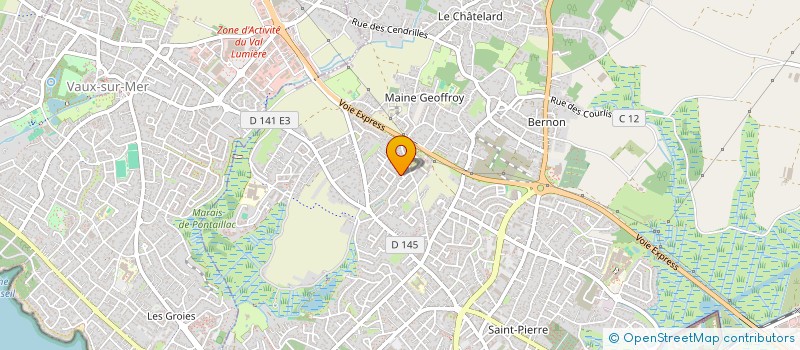 localisation de l'entreprise PERINAUX  ROYAN