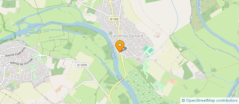 localisation de l'entreprise PERINEL  CANTENAY-EPINARD