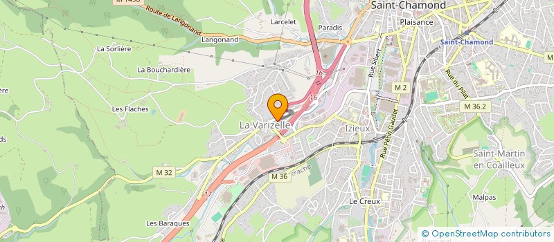 localisation de l'entreprise PERINO ET FILS  SAINT-CHAMOND