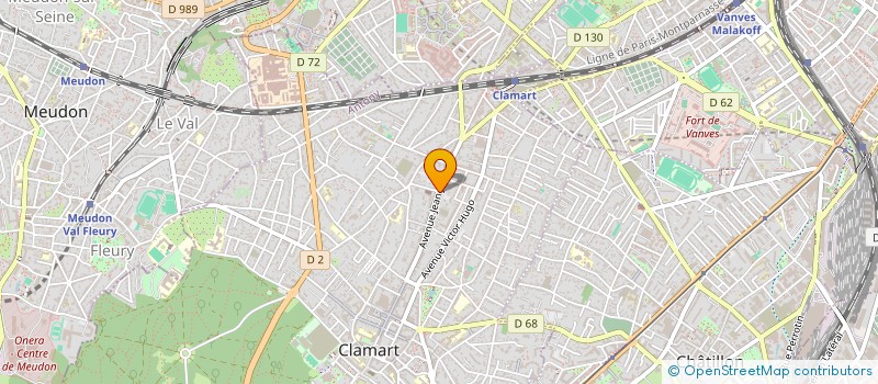 localisation de l'entreprise PERINS PERE ET FILS à CLAMART