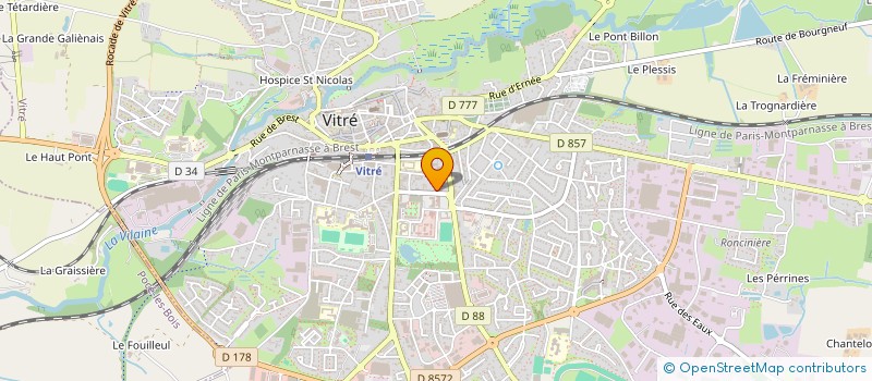 localisation de l'entreprise PERIODONTAL  VITRE