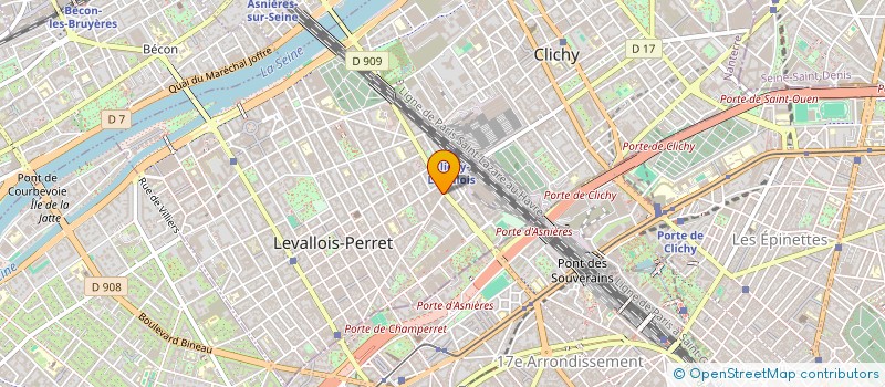 localisation de l'entreprise PERIODS V&M à LEVALLOIS-PERRET