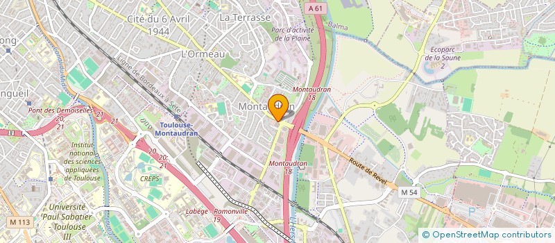 localisation de l'entreprise PERIOLES-LAGASSE  TOULOUSE