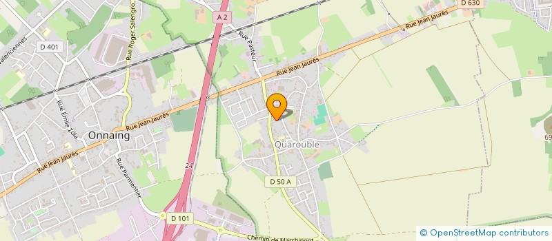 localisation de l'entreprise PERIOSTYL FORMATION  QUAROUBLE