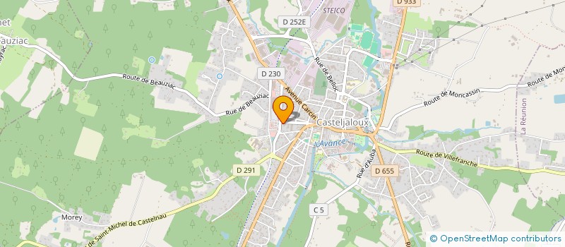 localisation de l'entreprise PERIPAUL  CASTELJALOUX