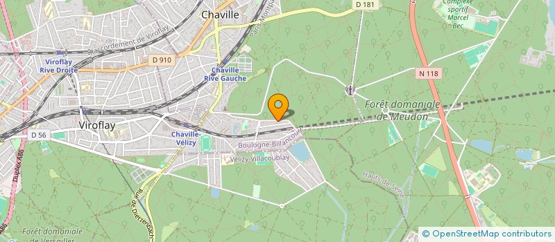 localisation de l'entreprise PERIPHERIQUE ETUDES à CHAVILLE