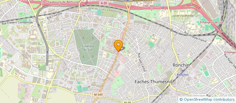 localisation de l'entreprise PERIPHERIQUES à LILLE