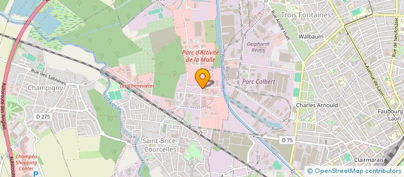 localisation de l'entreprise PERIPRO REAL ESTATE  SAINT-BRICE-COURCELLES