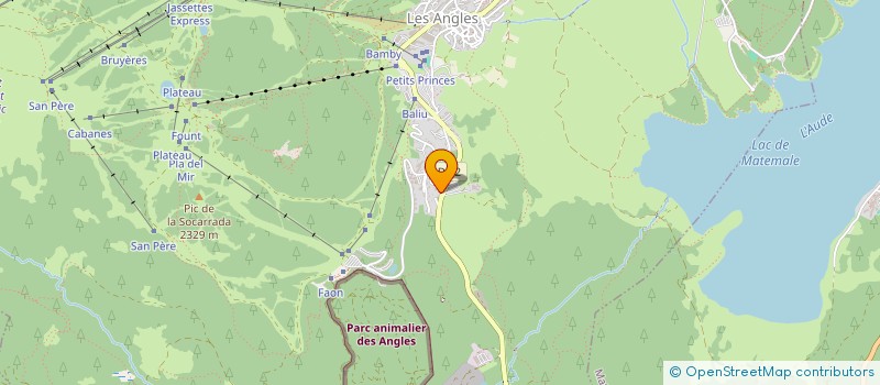 localisation de l'entreprise PERIS - FERNANDEZ  LES ANGLES