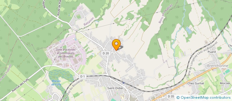 localisation de l'entreprise PERISCOLAIRE DE BRENTHONNE à BRENTHONNE