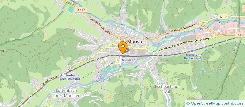 localisation de l'entreprise PERISCOLAIRES ET LOISIRS VALLEE DE MUNSTER à MUNSTER