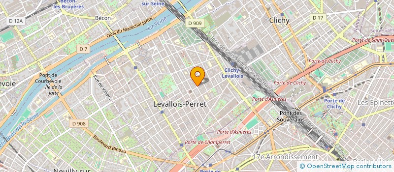 localisation de l'entreprise PERISCOLARITE à LEVALLOIS-PERRET