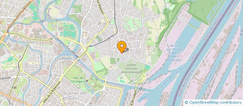 localisation de l'entreprise PERISCOPE 17  STRASBOURG