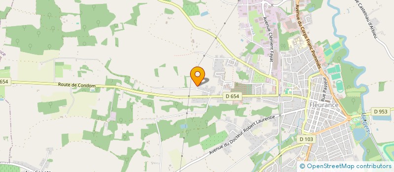 localisation de l'entreprise PERISSE  FLEURANCE