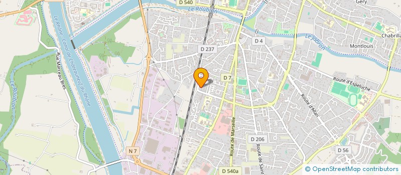 localisation de l'entreprise PERISSET VALETTE SDF à MONTELIMAR
