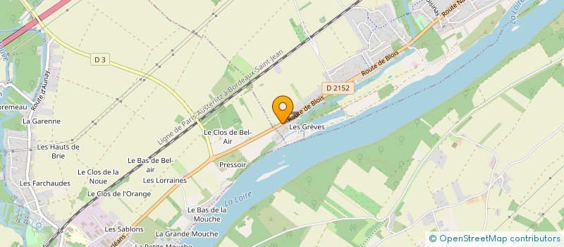 localisation de l'entreprise PERISSOL SAXE  MEUNG-SUR-LOIRE