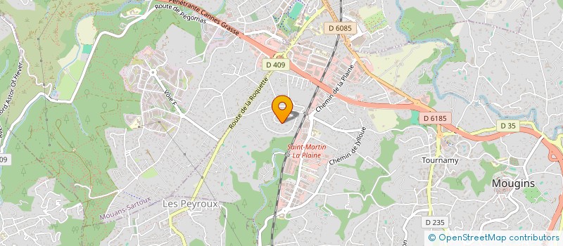 localisation de l'entreprise PERISTERA à MOUGINS