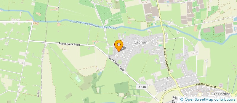 localisation de l'entreprise PERITAS à SAINT-MARTIN-DE-CRAU