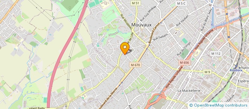 localisation de l'entreprise PERITAS GN à MOUVAUX