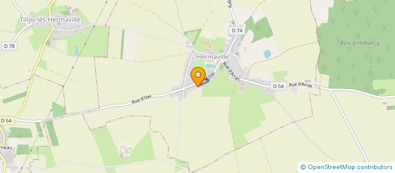 localisation de l'entreprise PERITHE  HERMAVILLE