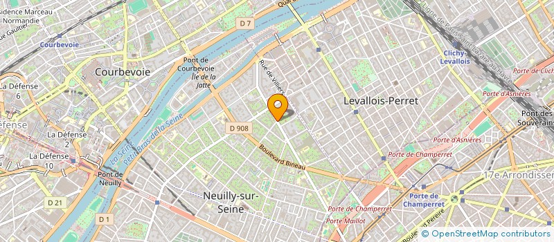 localisation de l'entreprise PERITIS à COURBEVOIE