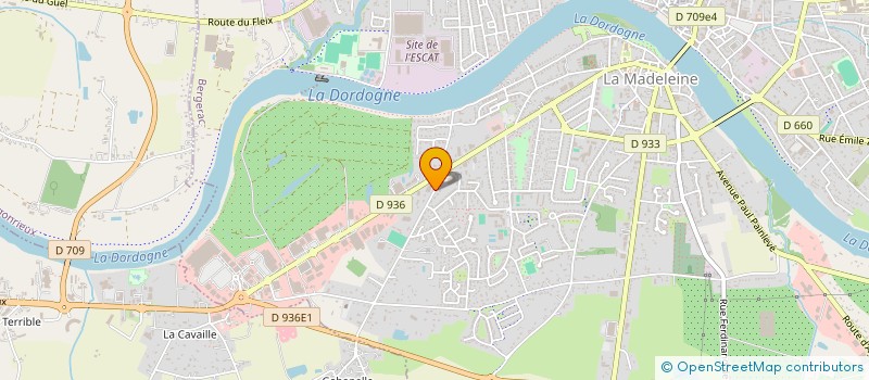 localisation de l'entreprise PERITRANS à BERGERAC